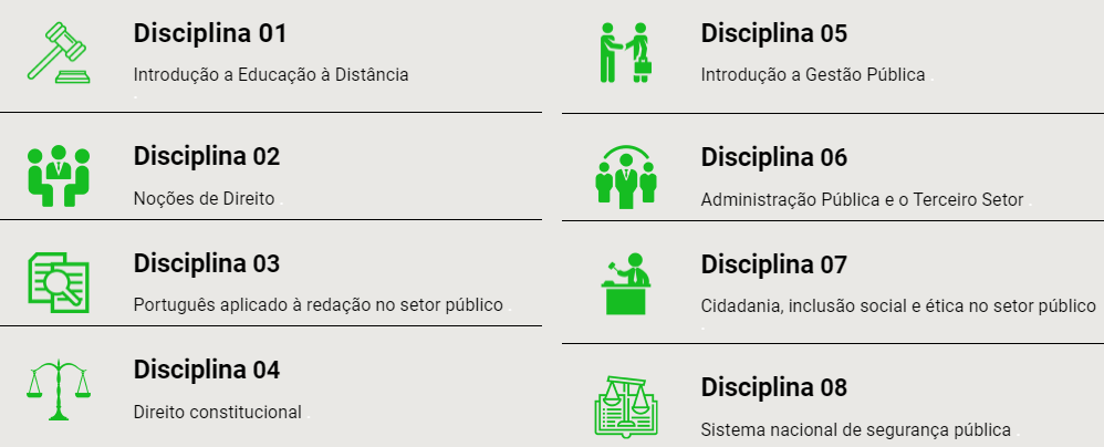 MonsterConcursos - Carreiras: Segurança Pública